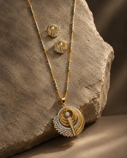 Radiant Glow – Necklace & Earrings Set