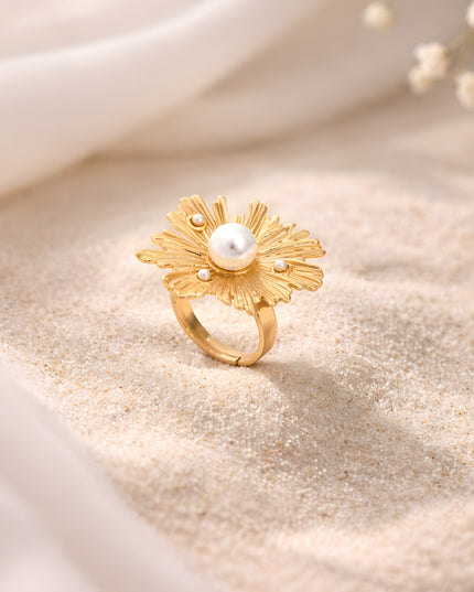 Blossom Pearl Statement Ring