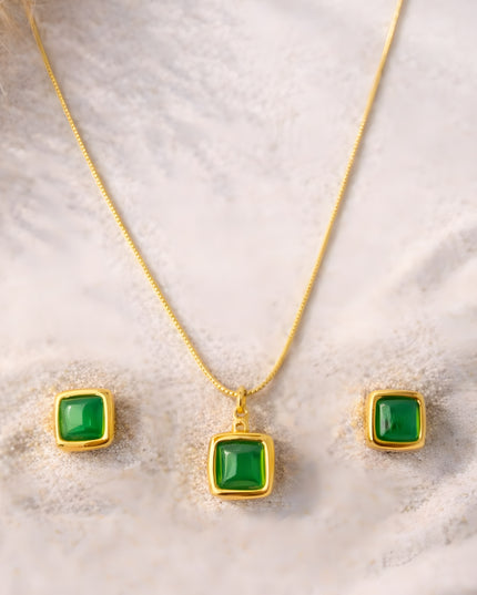 Crag Square Set – Lime Green