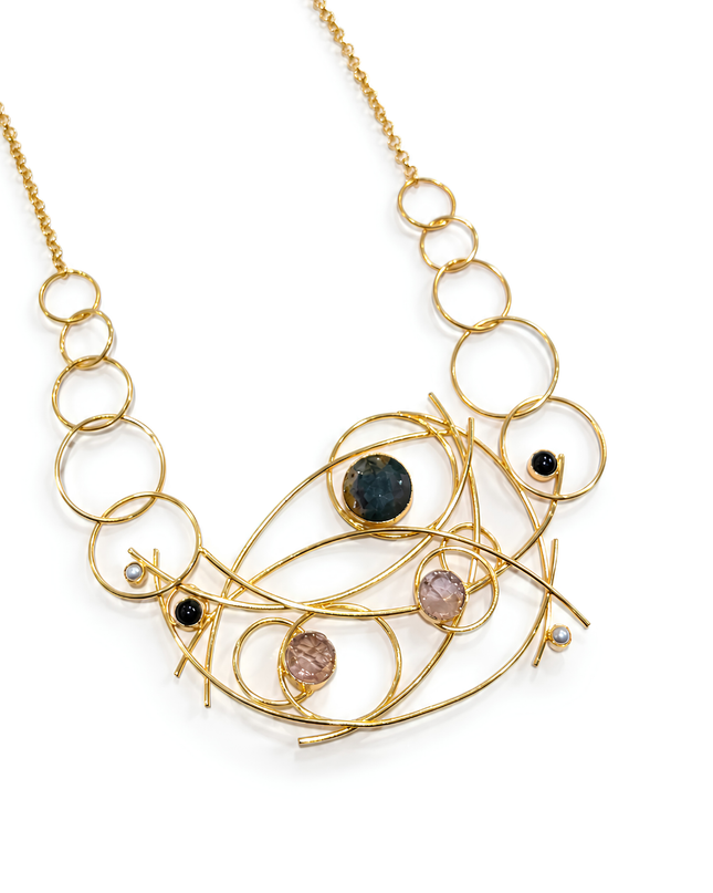 Gold-Tone Statement Necklace Set