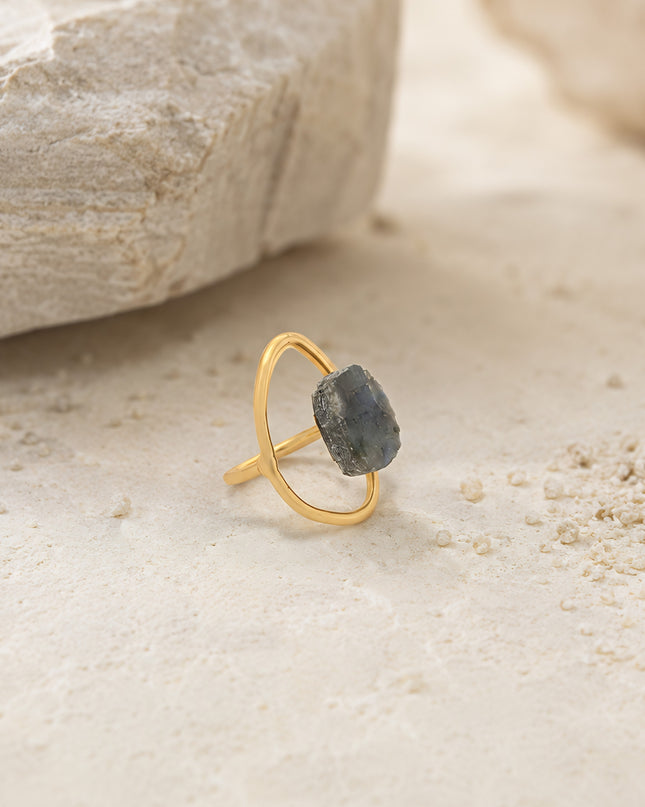 Crag Raw Stone Statement Ring