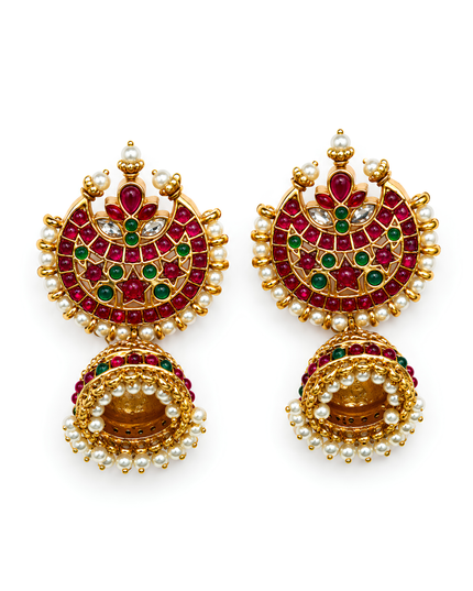 Rani Meenakari Pearl Necklace Set