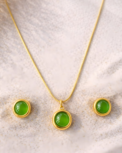 Crag Round Set – Emerald Green