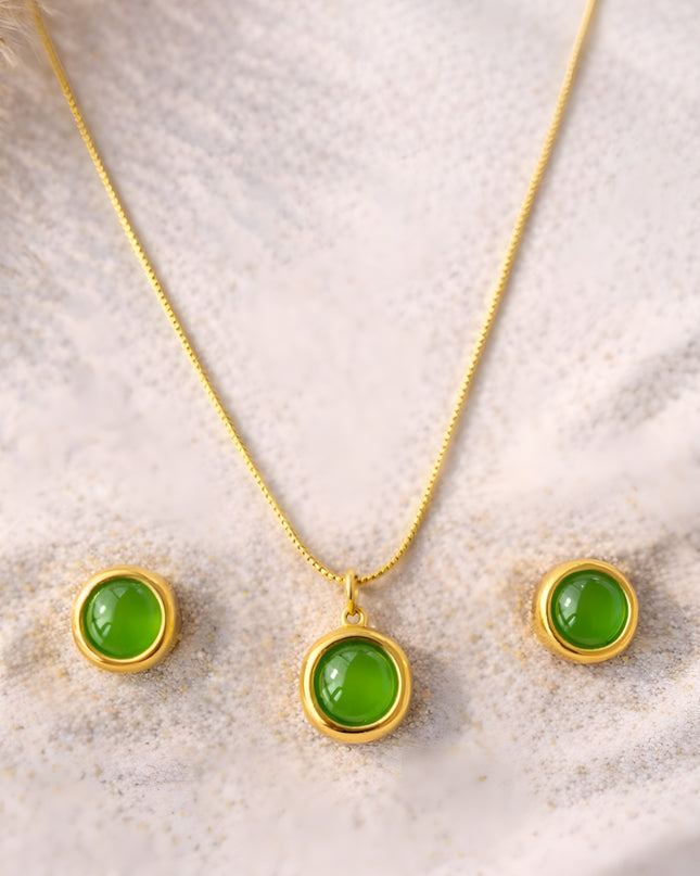 Crag Round Set – Emerald Green