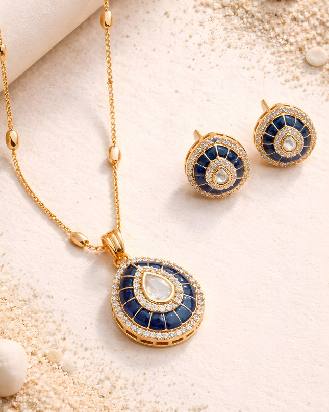 Majestic Sapphire Raat Set