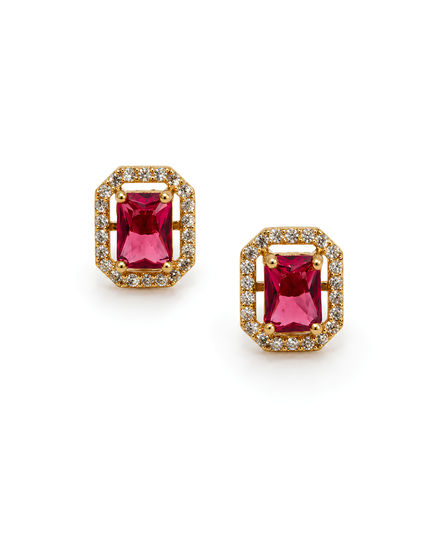 Ruby Treasure – Necklace & Earrings Set