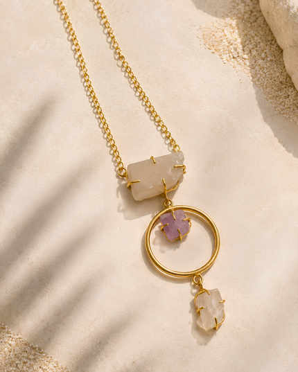Crag Moonstone Statement Pendant