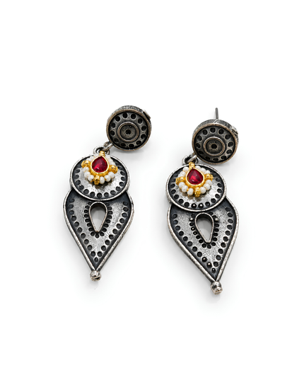 Royal Rani Necklace Set with Multicolor Stones