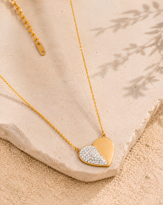 Crystal Heart Fancy Chain
