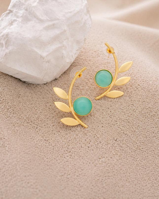 Crag Mint Leaf Earrings