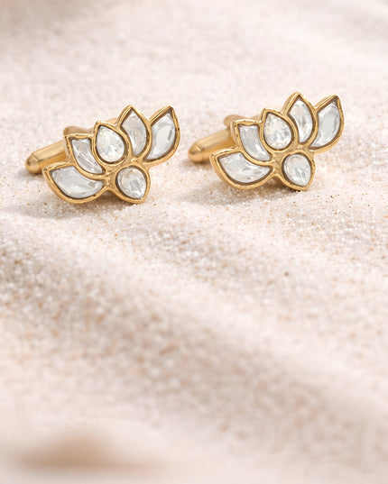 White Lotus Elegance Cufflinks
