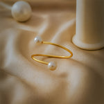 Load image into Gallery viewer, Pearl Orbit Cuff
