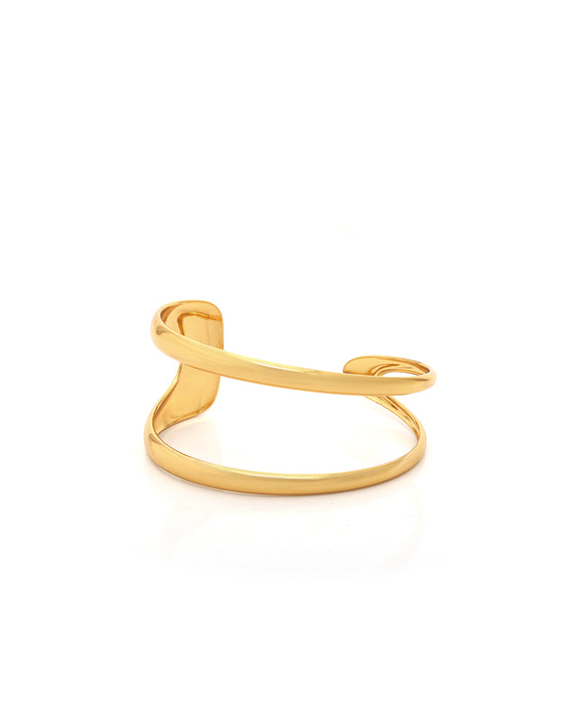 Sleek Wave Cuff