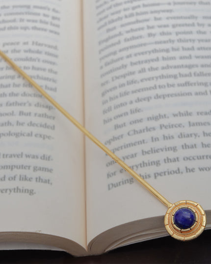 Midnight Orbit Lapis Pin