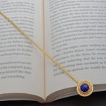 Load image into Gallery viewer, Midnight Orbit Lapis Pin
