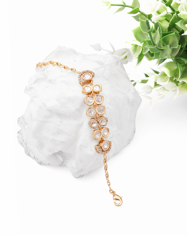 Majestic Radiance Kundan Bracelet