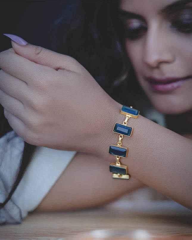 Midnight Blue Link Bracelet