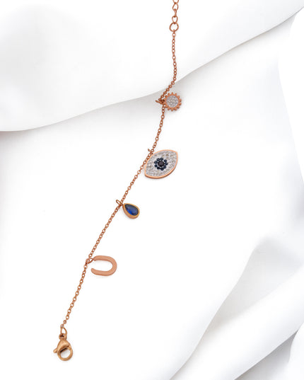 Nazar Luxe Charm Bracelet