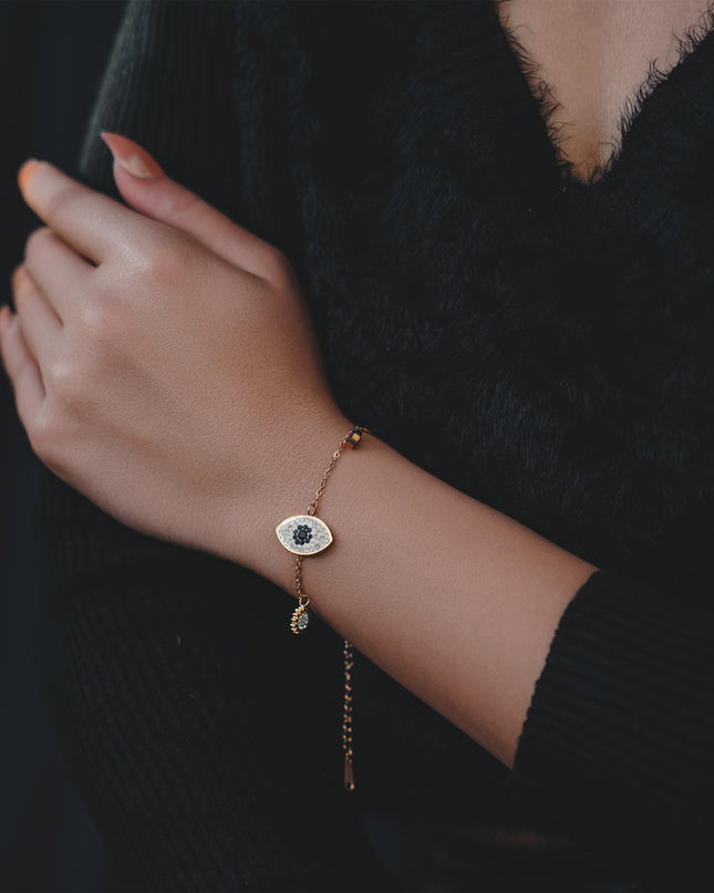 Nazar Luxe Charm Bracelet