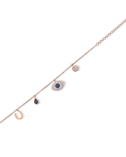Nazar Luxe Charm Bracelet