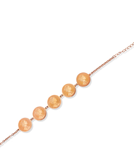 Vintage Coin Line Bracelet