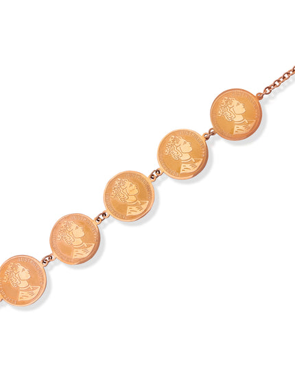 Vintage Coin Line Bracelet