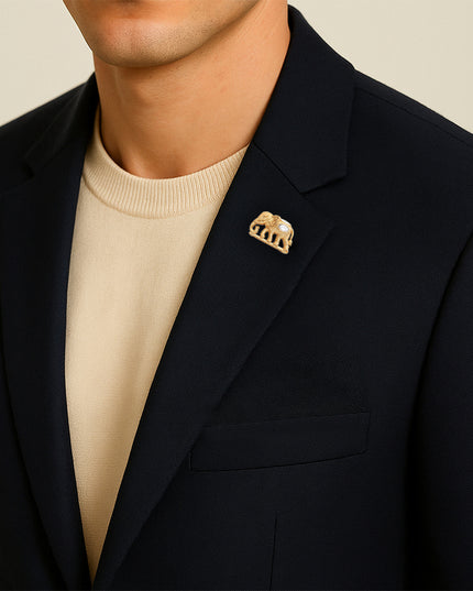 Emperor Elephant Brooch