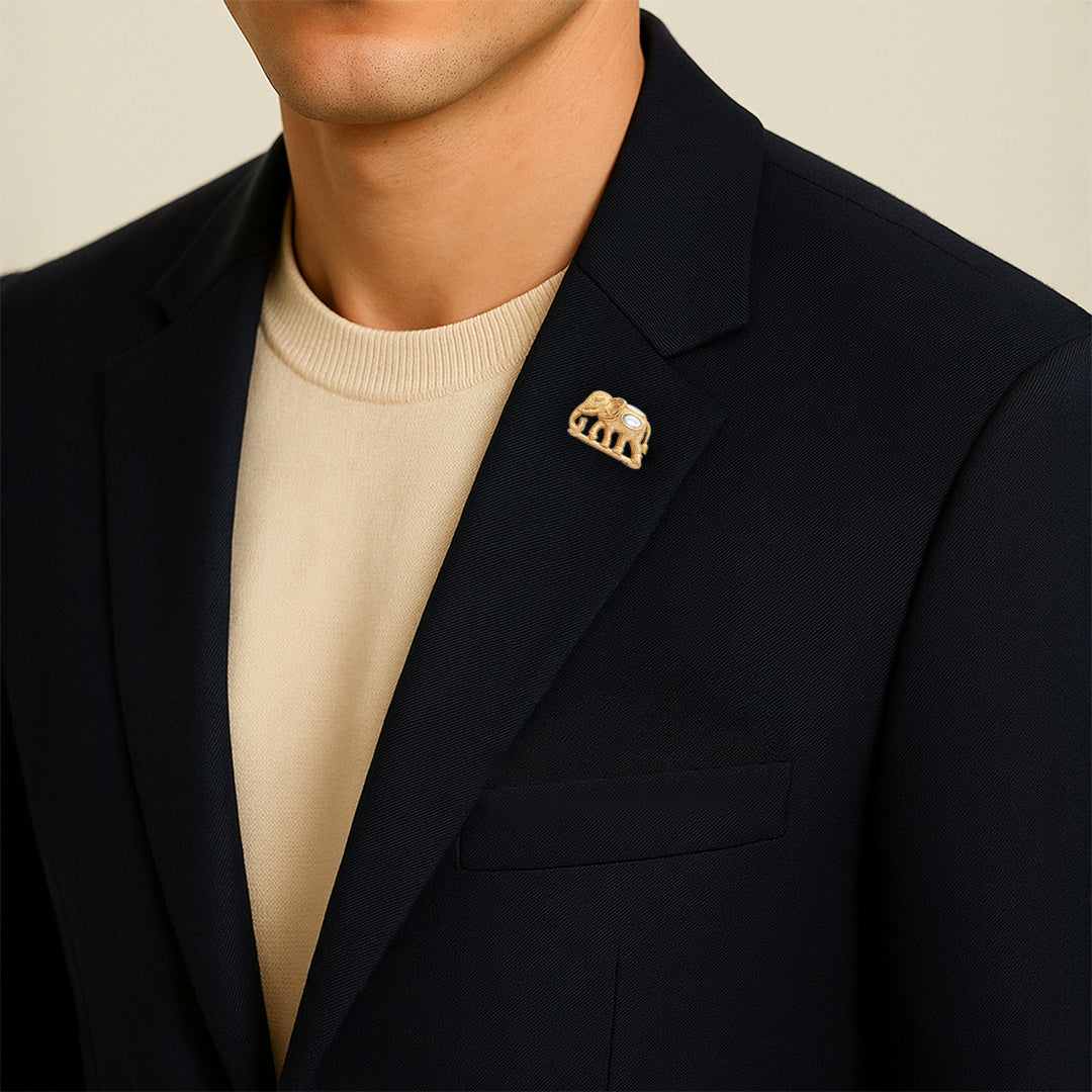Emperor Elephant Brooch