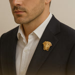 Load image into Gallery viewer, Medusa Crown Brooch
