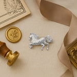 Load image into Gallery viewer, Silver Stallion Brooch
