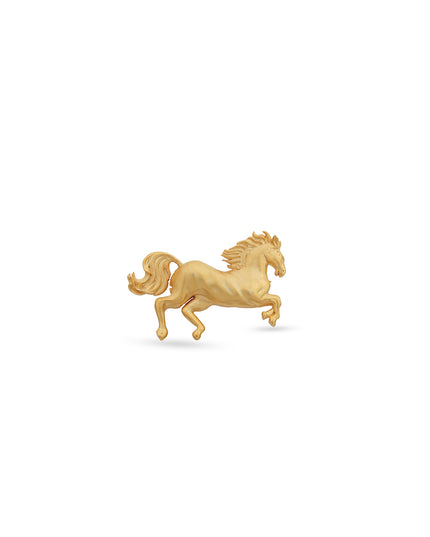 Golden Stallion Brooch