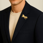 Load image into Gallery viewer, Golden Stallion Brooch
