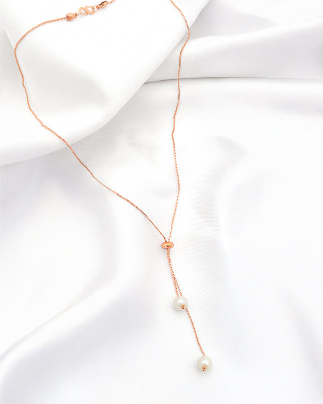 Pearl Drop Lariat chain