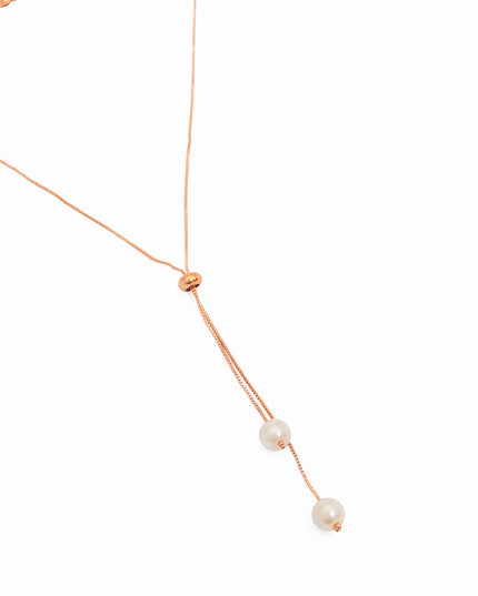 Pearl Drop Lariat chain