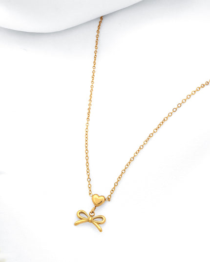 Heart Bow Chain