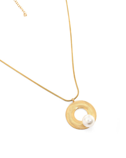 Halo Pearl Pendant chain
