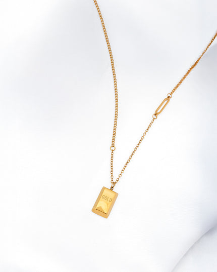 Gold Bar Fancy Chain