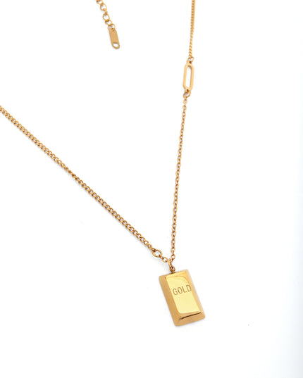 Gold Bar Fancy Chain