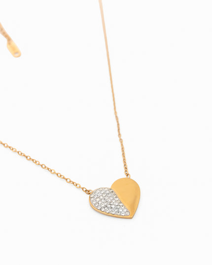 Crystal Heart Fancy Chain