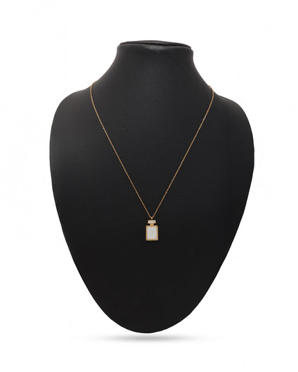 Mother of Pearl Pendant Fancy Chain