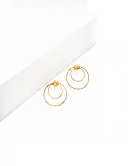 Rakhi Combo Collection – Nazar Chain, Evil Eye Bracelet & Hoop Earrings Gift Set