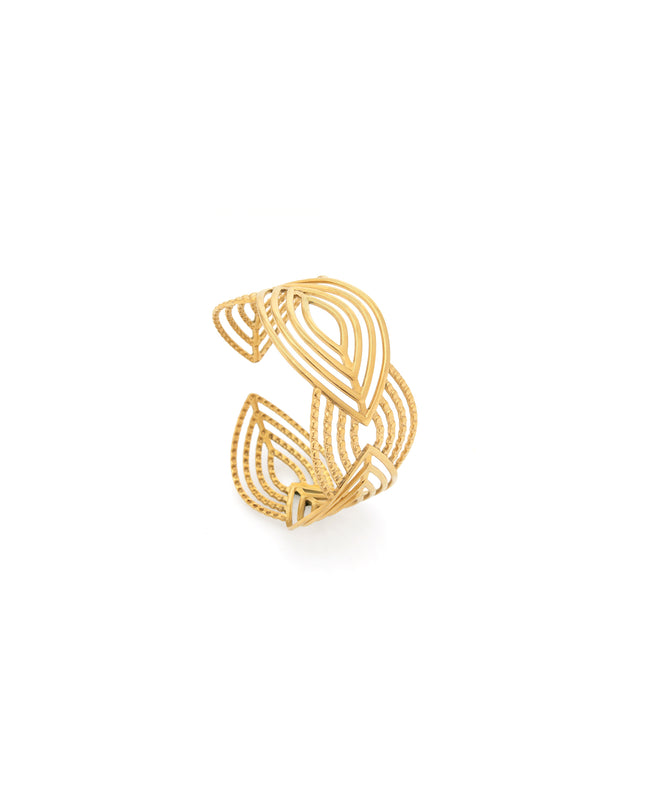 Leafline Geometry Cuff