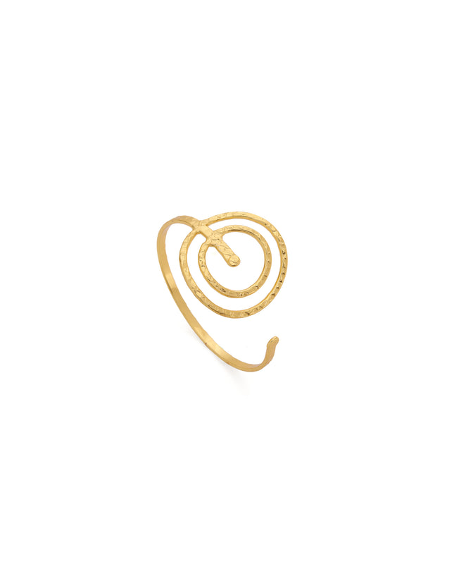 Spiral Crest Open Cuff