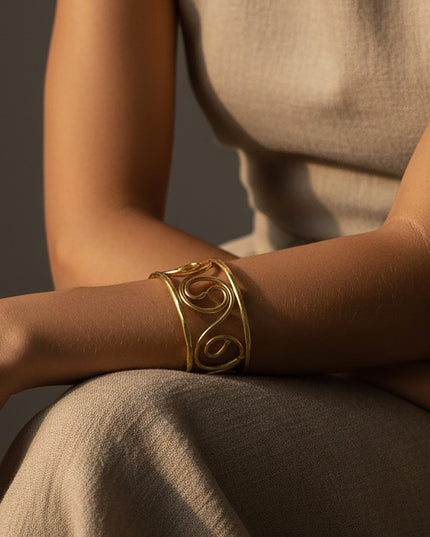 Serene Swirl Cuff
