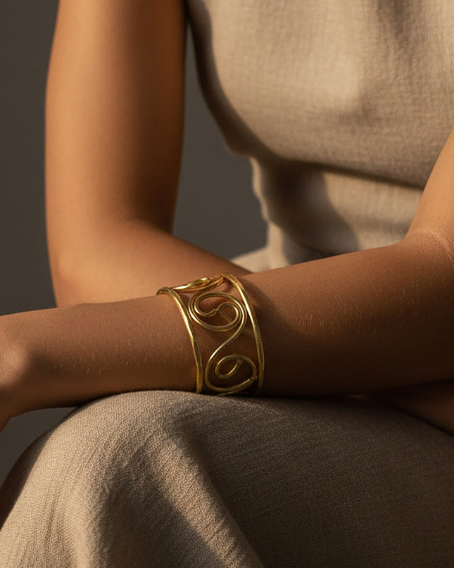 Serene Swirl Cuff
