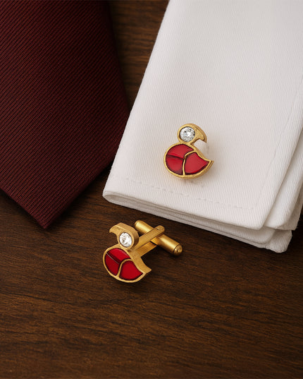 Art Nouveau Flame Cufflinks