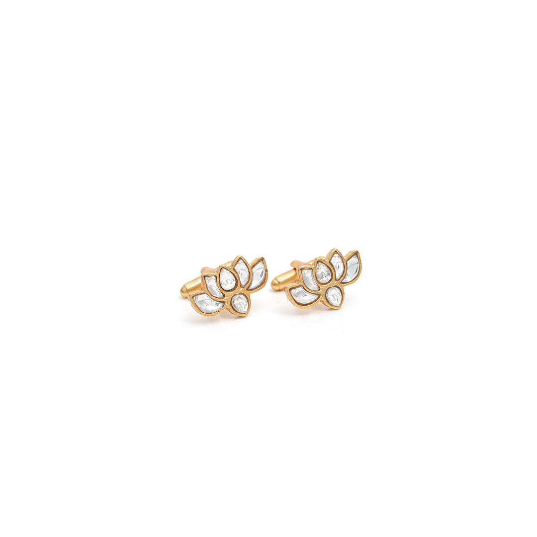 White Lotus Elegance Cufflinks