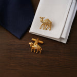 Load image into Gallery viewer, Desert Camel Cufflinks
