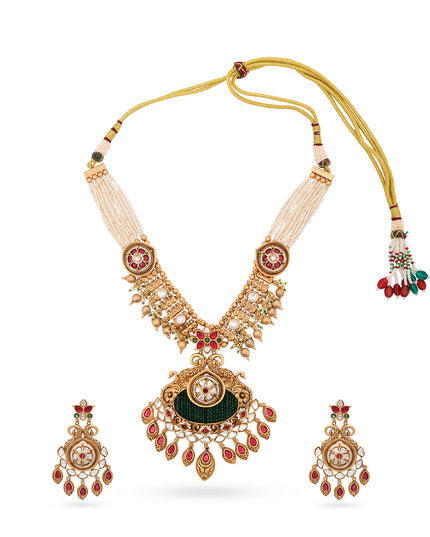 Emerald Heritage Necklace Set