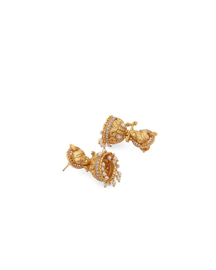 Divine Krishna Pearl Necklace Set
